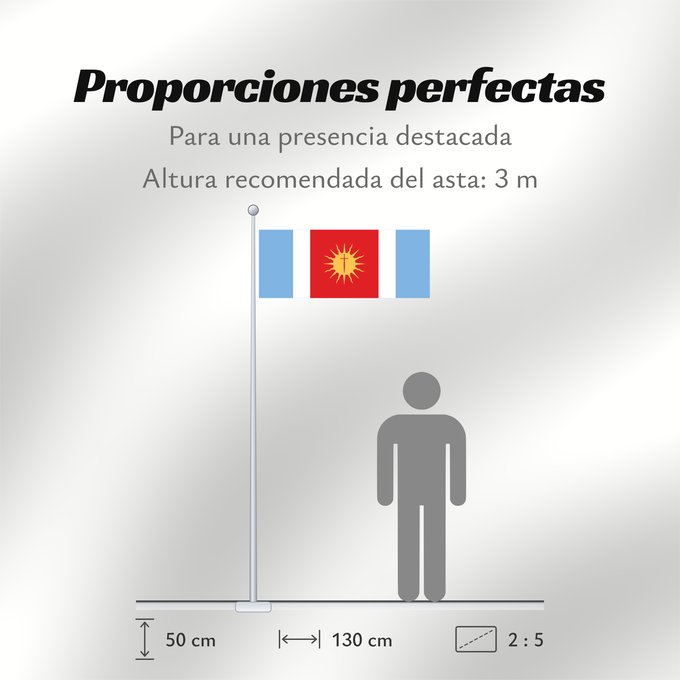 Proporciones de la bandera: Provincia de Santiago del Estero Santiago del Estero Province province de Santiago del Estero provincia de Santiago del Estero Santiago del Estero (Provinz) provincia di Santiago del Estero Santiago del Estero, Argentina