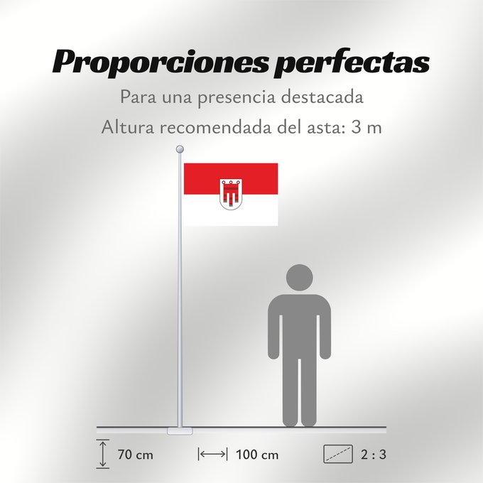 Proporciones de la bandera: Vorarlberg