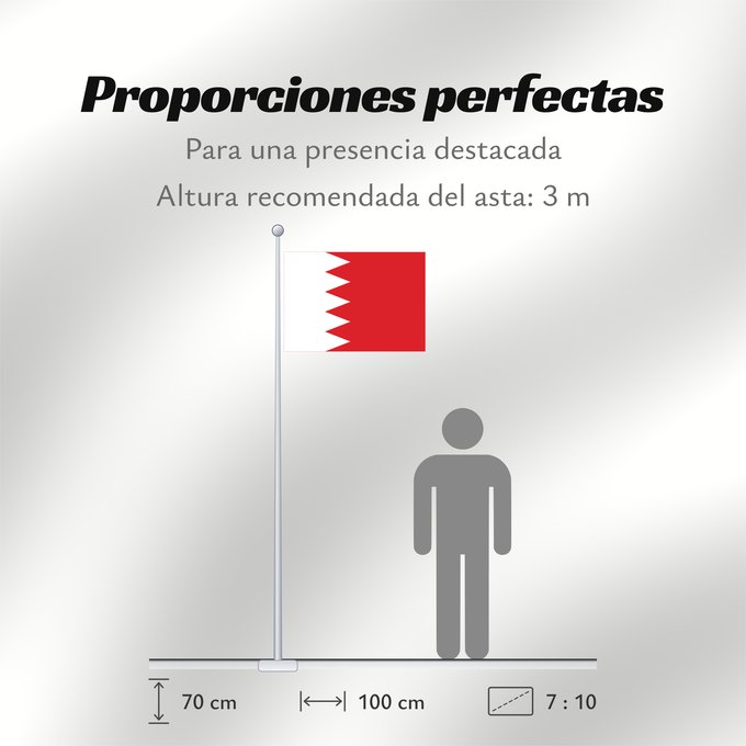 Proporciones de la bandera: Bahrain	Bahreïn	Baréin	Bahrein	علم البحرين	Bahreina	Bahrainin	Флаг Бахрейна	Bahrajna	Bahrains	Прапор Бахрейну	Quốc kỳ Bahrain