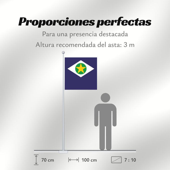 Proporciones de la bandera: Mato Grosso	State of Mato Grosso, Brazil	Mato Grueso	Mato Grosso, Brasil