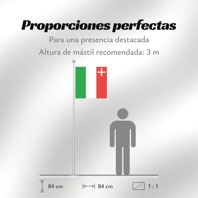 Proporciones de la bandera: Neuchâtel (fr)