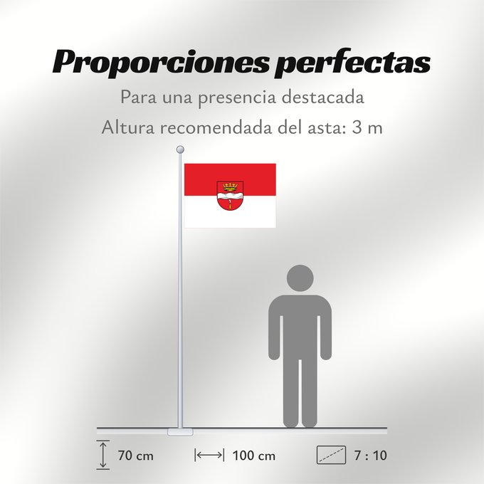 Proporciones de la bandera: Winterbach (Region Stuttgart)
