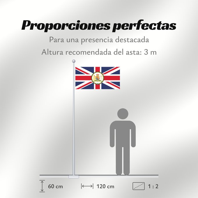 Proporciones de la bandera: British Ambassador British diplomatic flag used on the British Embassies British Ambassador Ensign Ambasciatore britannico Ensign