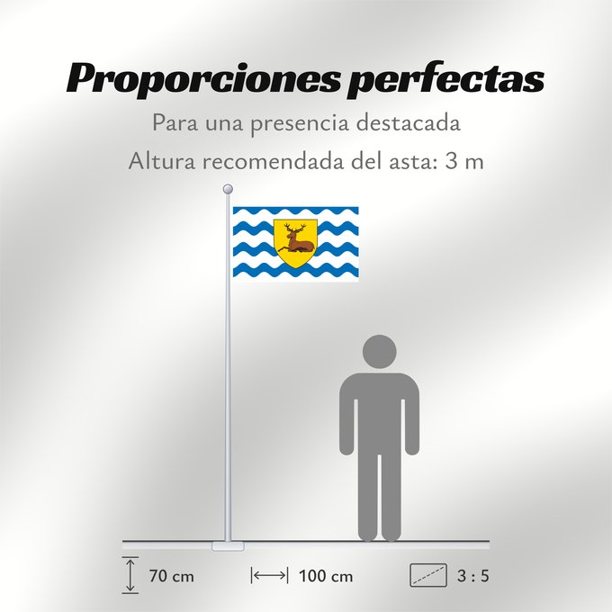 Proporciones de la bandera: County Flag of Hertfordshire	Hertfordshire	Hertfordshire flag