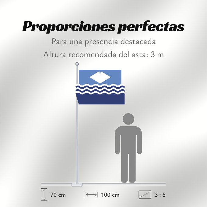 Proporciones de la bandera: Isle of Wight	île de Wight	Isla de Wight	Isola di Wight	Isle of Wight The registered Isle of Wight
