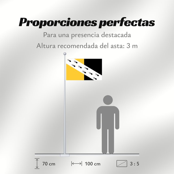 Proporciones de la bandera: Norfolk