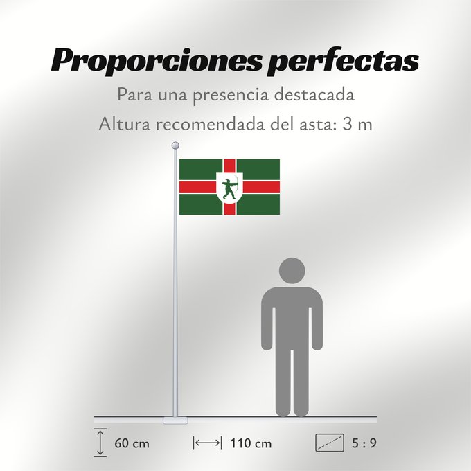 Proporciones de la bandera: County Flag of Nottinghamshire Nottinghamshire Snotingahāmscīre fana