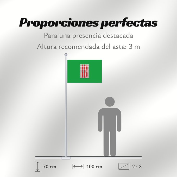 Proporciones de la bandera: Umbria	Italian region Umbria	Région de l'Ombrie	Regione italiana Umbria