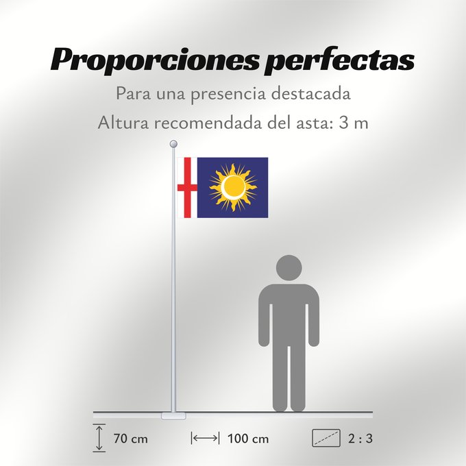 Proporciones de la bandera: Milan Province Province of Milan Province de Milan Provincia de Milano Provinz Mailand Provincia di Milano