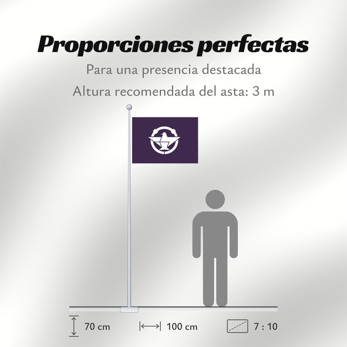 Proporciones de la bandera: Ibaraki