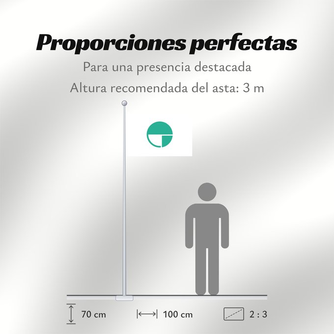 Proporciones de la bandera: Nagano
