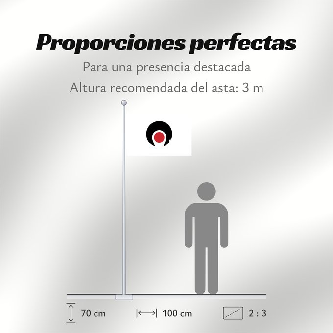 Proporciones de la bandera: Kagosima [Kagoshima]