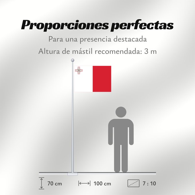 Proporciones de la bandera: Malta Malte Сцяг Мальты Maltas Ta Malta Флаг Мальты Прапор Мальти