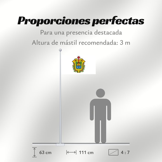 Proporciones de la bandera: Veracruz	Vera Cruz