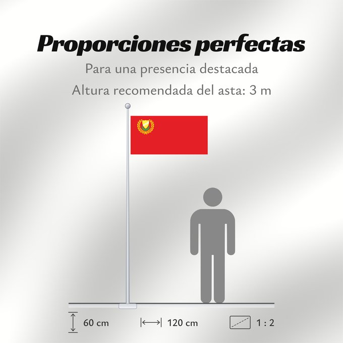 Proporciones de la bandera: Kedah Malaysian state of Kedah. version Kedah