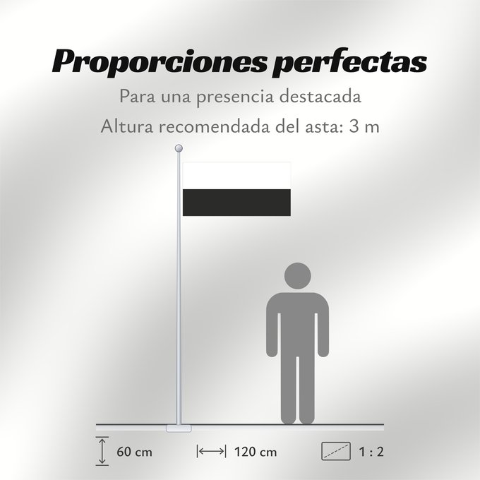 Proporciones de la bandera: Pahang	 Pahang 	Pahang, Malaysia