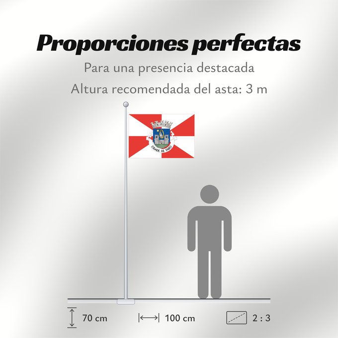 Proporciones de la bandera: Faro