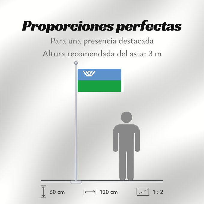 Proporciones de la bandera: Yugra	Khanty-Mansi Autonomous Okrug	Le district autonome des Khantys-Mansis  Iougra	distrito autónomo de Janti-Mansi - Yugra	 Autonome Kreis der Chanten und Mansen	Флаг Ханты-Мансийского автономного округа — Югры