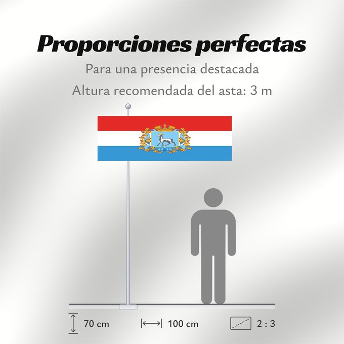 Proporciones de la bandera: Samara Oblast	oblast de Samara	Óblast de Samara	Oblast Samara