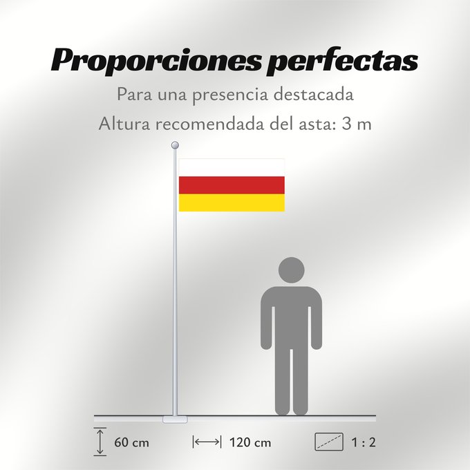 Proporciones de la bandera: North Ossetia Republic of North Ossetia-Alania North Ossetia-Alania North Osetia-Alania North Ossetia-Alania Nord-Alania Цӕгат Ирыстоны тырыса Флаг Северной Осетии