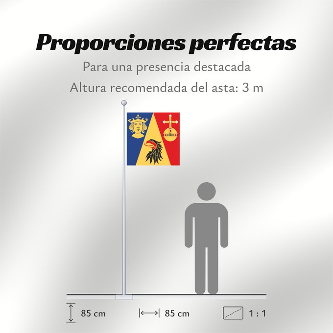 Proporciones de la bandera: Stockholms län