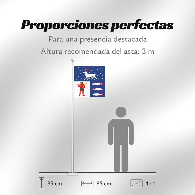 Proporciones de la bandera: Västerbottens län vapenflagga Västerbotten County in Sweden Västerbotten Västerbottens läns vapenflagga