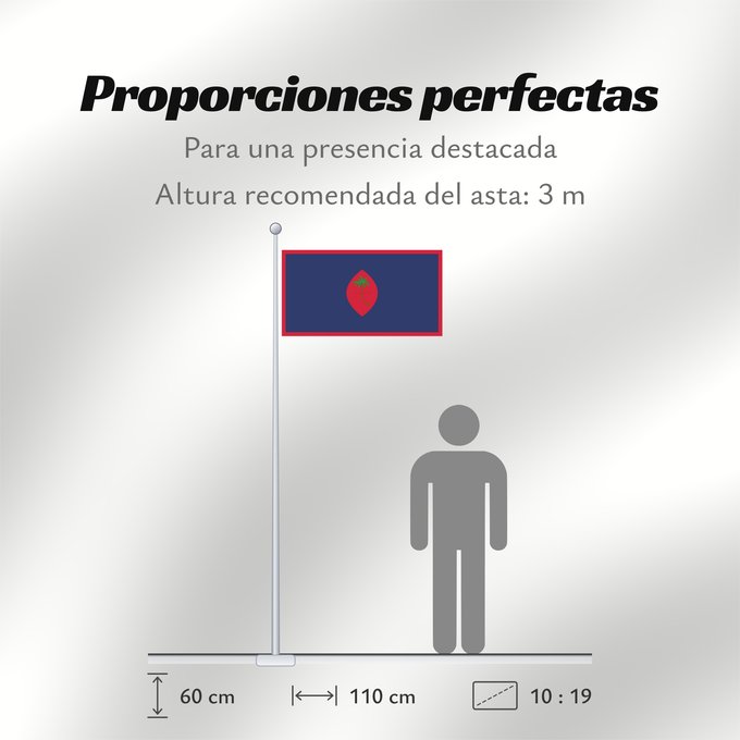 Proporciones de la bandera: Guam