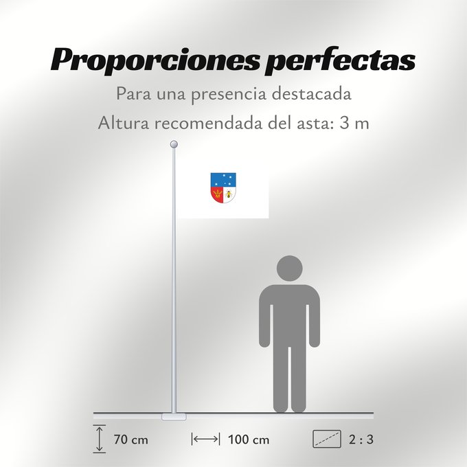 Proporciones de la bandera: Colonia Department	Colonia	 département de Colonia 
