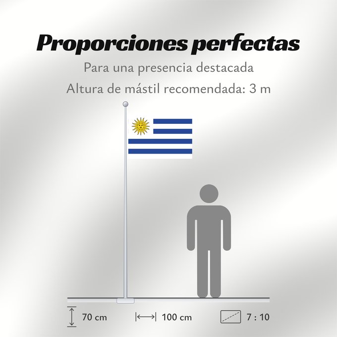 Proporciones de la bandera: Uruguay	L Uruguay	Dell Uruguay	Uruguai	Urugwaju	D Uruguai	علم أوروغواي	D Uruguay	Uruwayi wiphala	L Uruguai	Urugvajo	Uruguaiko bandera	E Uruguai	Poyvi Uruguái	Irigwe	ウルグアイの国旗	Pāmitl Uruguay	Uruwayi unanchan	Флаг Уругвая	Urugvaja	Uruguays