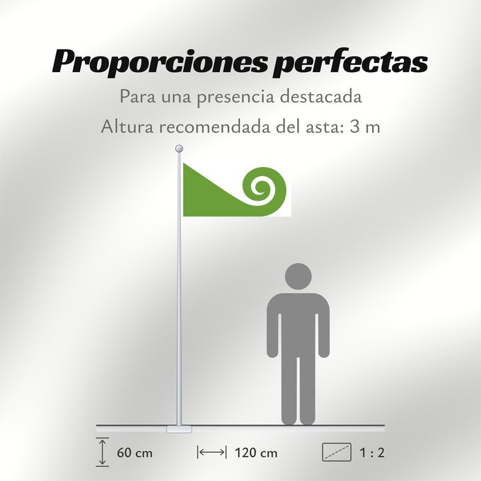 Proporciones de la bandera: NZ flag design Modern Hundertwasser by Tomas Cottle	Modern Hundertwasser The koru