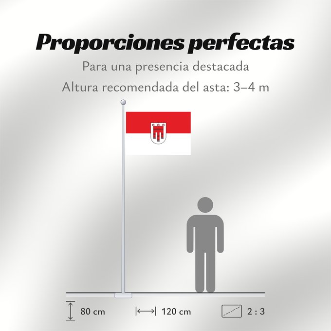 Proporciones de la bandera: Vorarlberg