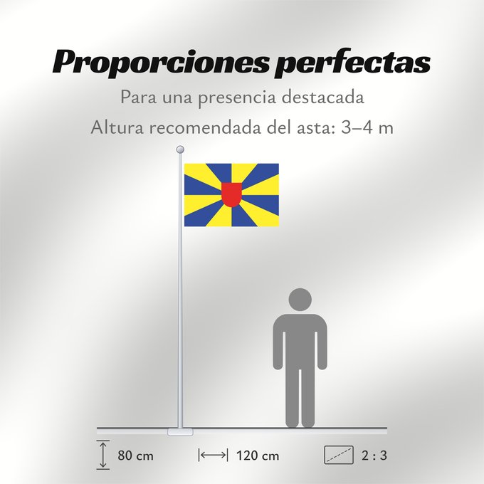 Proporciones de la bandera: West Flanders	Flandre-Occidentale	 Flandes Occidental	Westflandern	Fiandre occidentali
