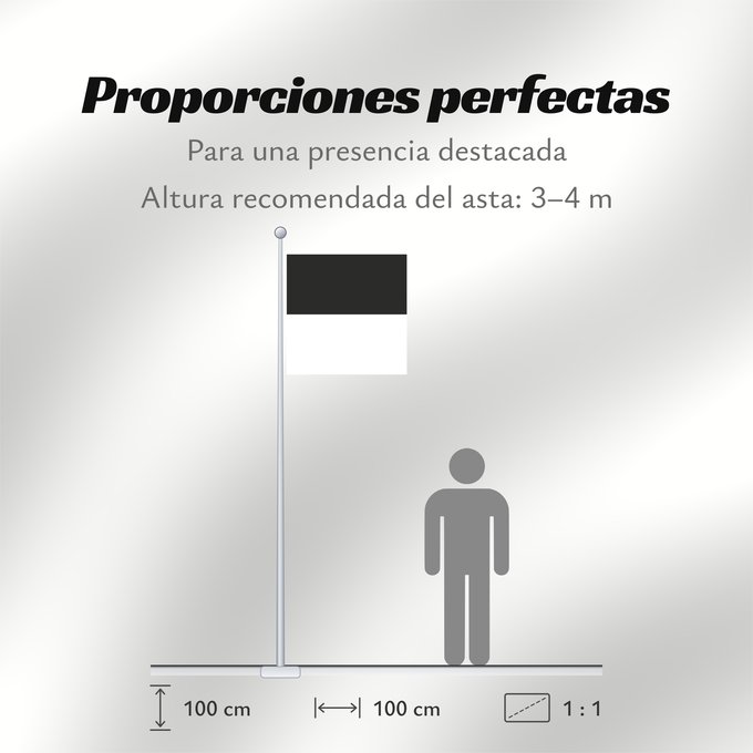 Proporciones de la bandera: Canton of Fribourg	Fribourg	Kanton Freiburg