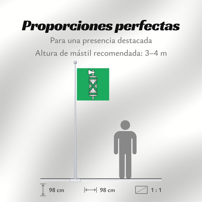 Proporciones de la bandera: Canton of Sankt Gallen	Canton of St. Gallen	Saint-Gall	San Galo o San Gall	St. Gallen 	St. Gallen	Canton of Sankt Gallen  Saint Gallen