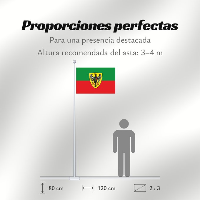 Proporciones de la bandera: Esslingen am Neckar (Region Stuttgart)