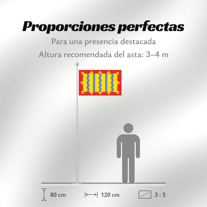 Proporciones de la bandera: Cambridgeshire