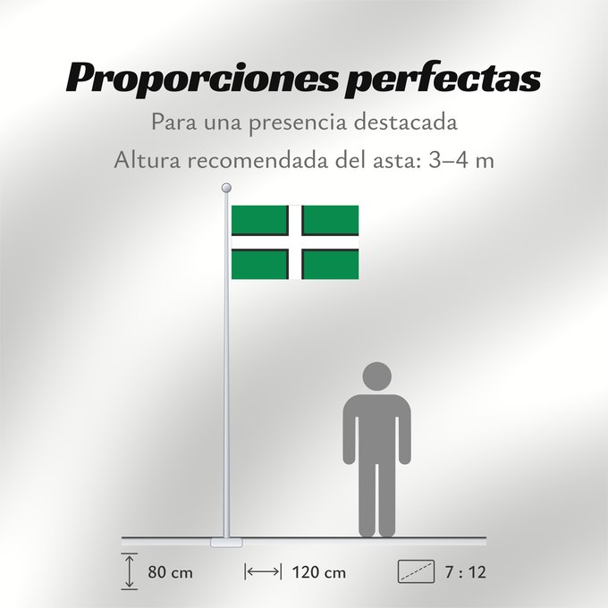 Proporciones de la bandera: Devon	Hrabstwa Devon	Banniel Sant Petroc