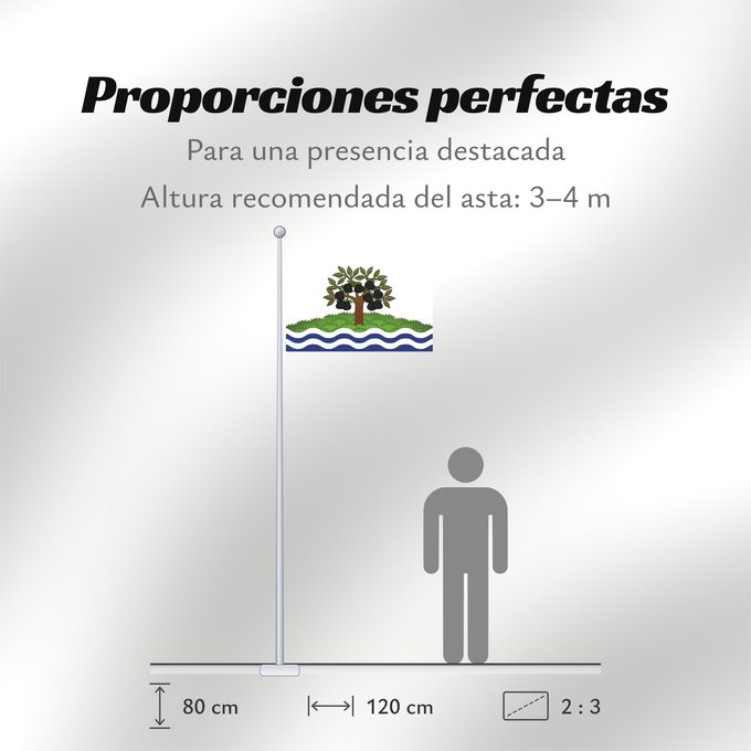 Proporciones de la bandera: Worcestershire