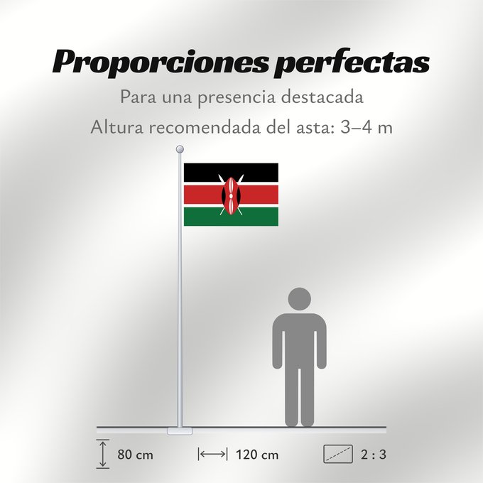 Proporciones de la bandera: Kenya	Kenia	Quénia	Kenii	የኬንያ ሰንደቅ ዓላማ	علم كينيا	Keniya	Сцяг Кеніі	কেনিয়ার ফিরালহান	Kenije	Keňská vlajka	Kenyas	Σημαία της Κένυας	Kenja	Kenya lipp	Kenian	דגל קניה	केन्या का ध्वज	ケニアの国旗	კენიის დროშა	케냐의 국기	Kenijos	Знаме на Кенија	Kenyas flagg	Флаг Кении	K