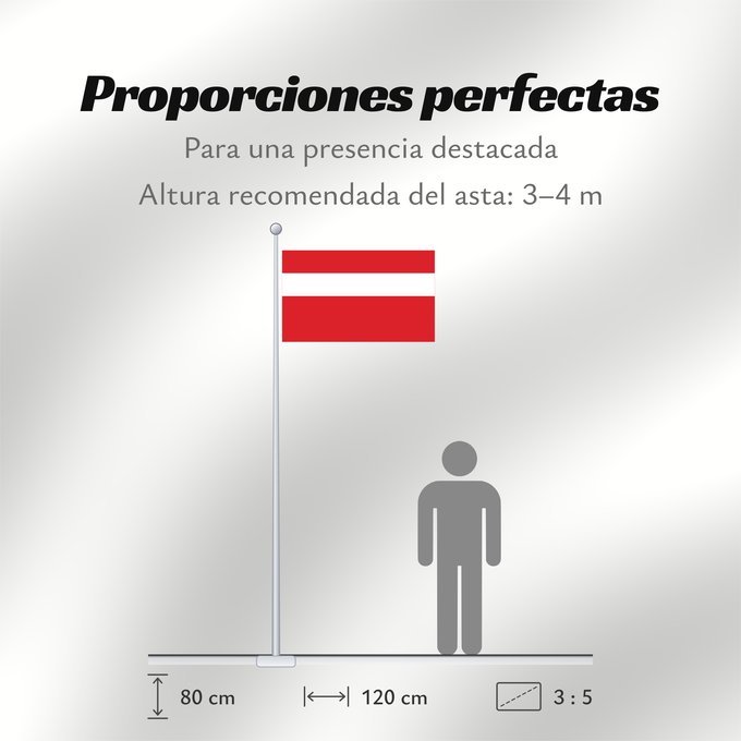 Proporciones de la bandera: Vaduz	Lying form of the flag of Balzers