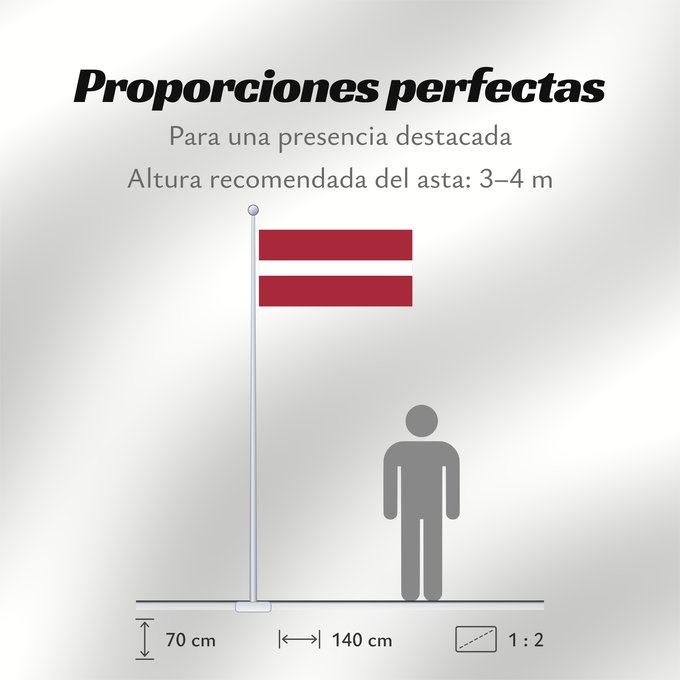 Proporciones de la bandera: Latvia	Lettonie	Letonia	Lettland	Lettone	Letland	Letónia	Łotwy	Сцяг Латвіі	Сьцяг Латвіі	Национално знаме на Латвия	Lotyšská vlajka	Letlands	Σημαία της Λεττονίας	Latvio	Läti lipp	Latvian	Laitvia	Latvije	Lettország	ლატვიის დროშა	Latvijos	Latvejas karūgs	Lat