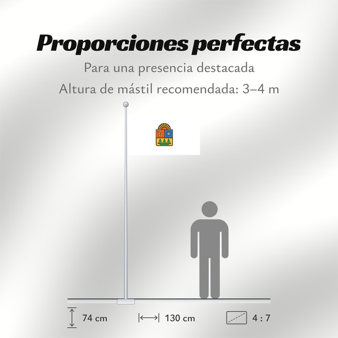 Proporciones de la bandera: Quintana Roo	La bandera oficial de Quintana Roo