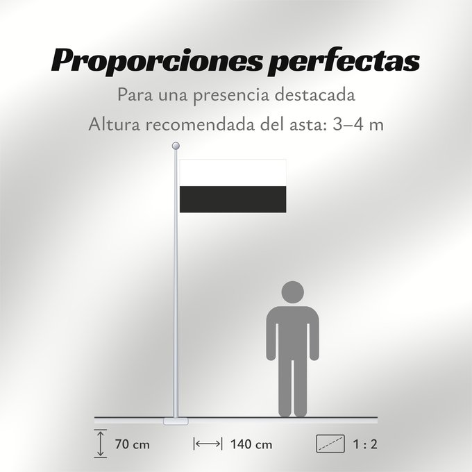 Proporciones de la bandera: Pahang	 Pahang 	Pahang, Malaysia