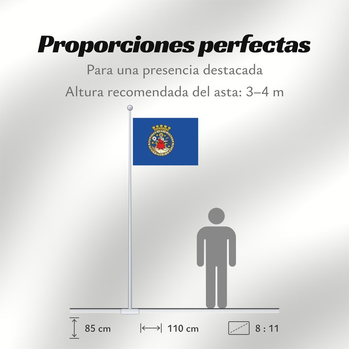 Proporciones de la bandera: Oslo