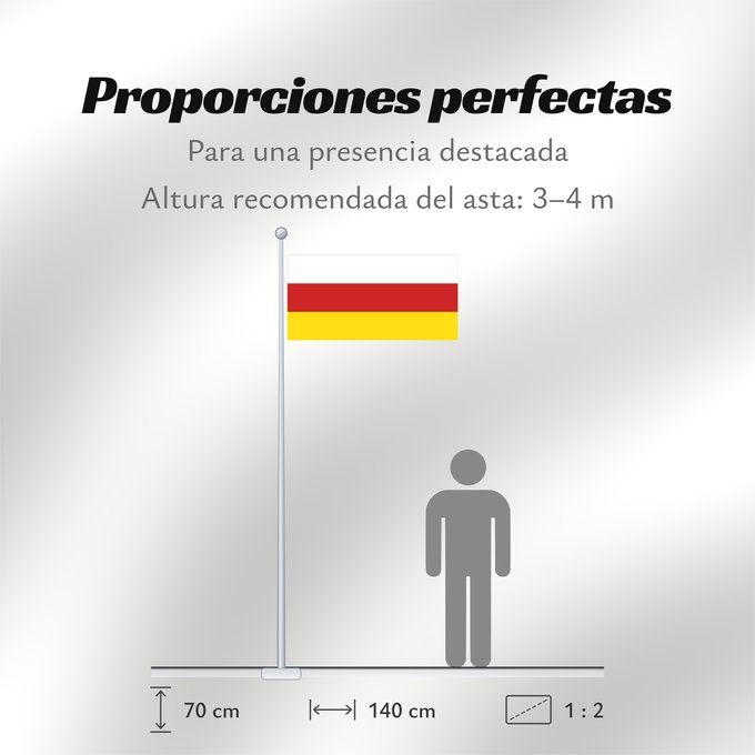 Proporciones de la bandera: North Ossetia Republic of North Ossetia-Alania North Ossetia-Alania North Osetia-Alania North Ossetia-Alania Nord-Alania Цӕгат Ирыстоны тырыса Флаг Северной Осетии