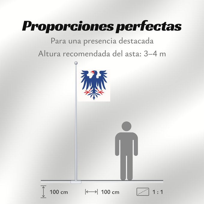 Proporciones de la bandera: Värmlands län