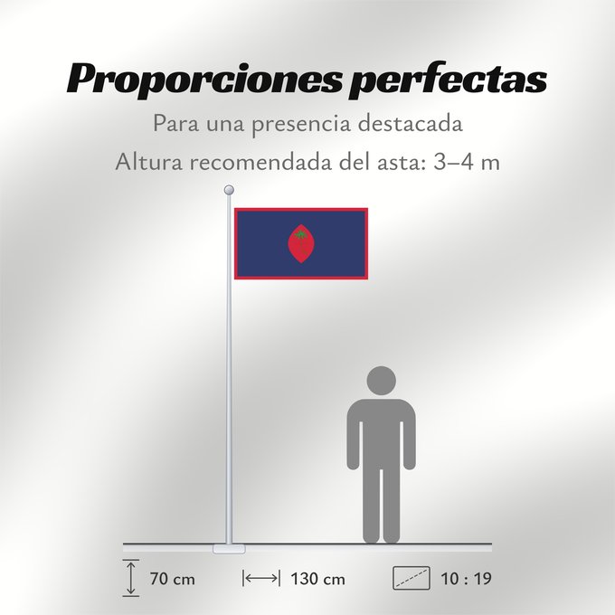 Proporciones de la bandera: Guam