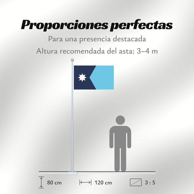 Proporciones de la bandera: Minnesota	Minnesota, since May 11, 2024