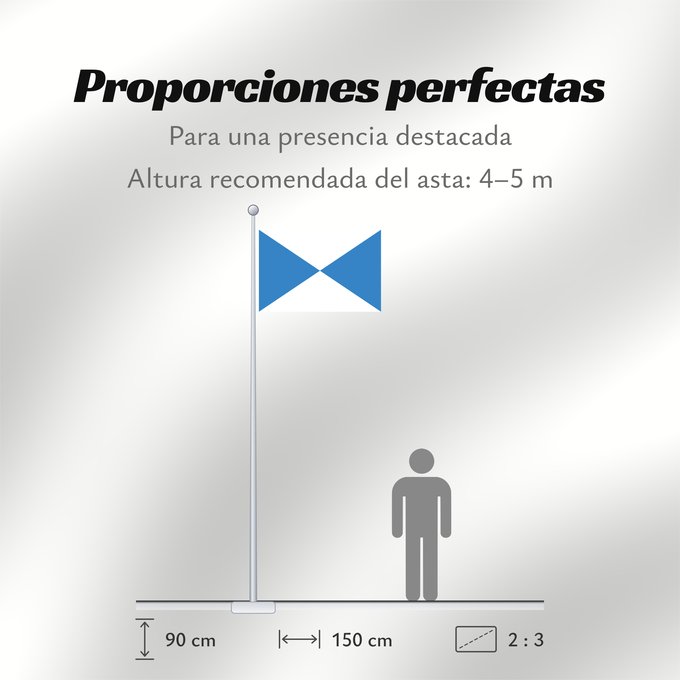 Proporciones de la bandera: Halle