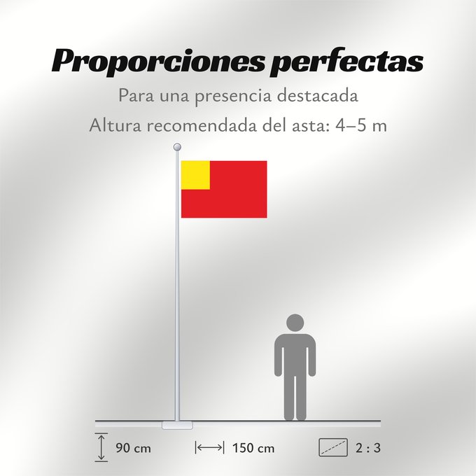 Proporciones de la bandera: VilvoordeVlag